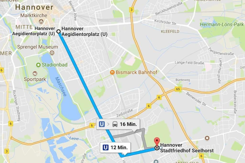 Privatzimmer An Der Messe Ганновер Экстерьер фото